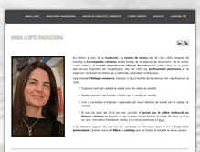 Tablet Screenshot of mariallopistraduccions.com